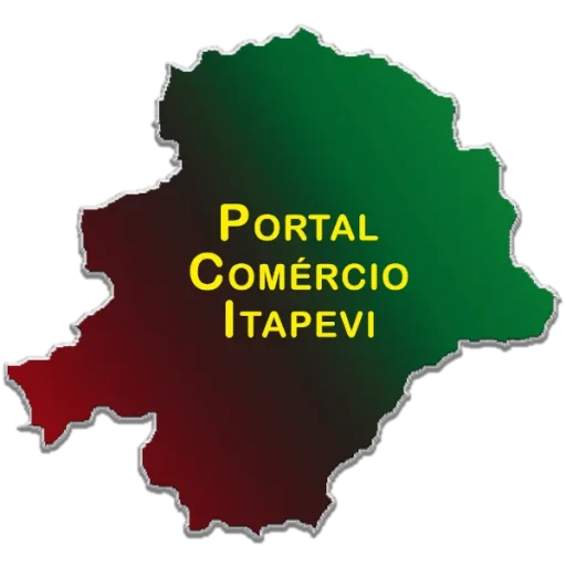Logo Portal Comercio Itapevi com mapa da cidade circulando o titulo